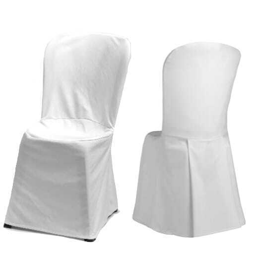 Chair with white cover