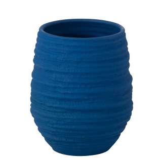 Blaue Vase 19 cm.