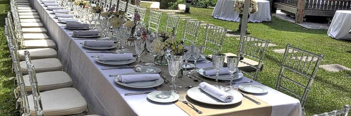 Evento catering alquiler de sillas