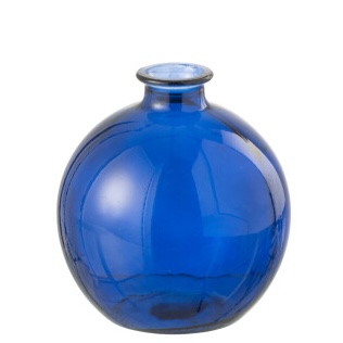 JA-05 Jarro cristal Blue M 16 cm.