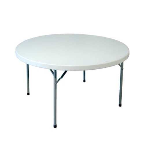 Mesa redonda plegable 180 cm.