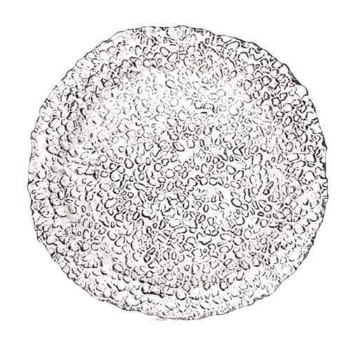 Transparent plate 32 cm.