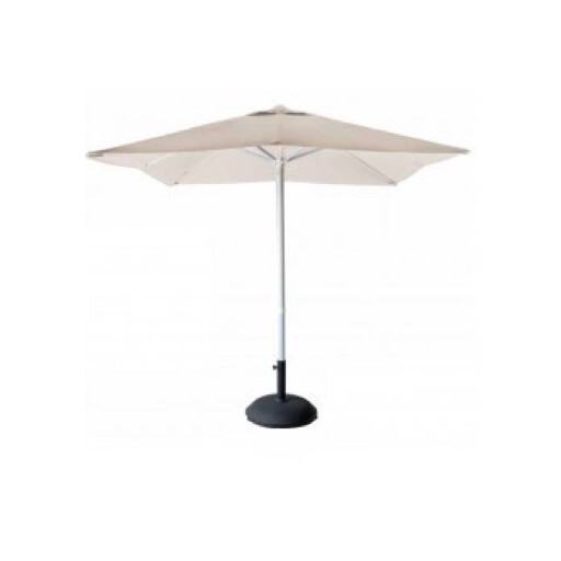 Umbrella beige *white feat incl. 300 cm.