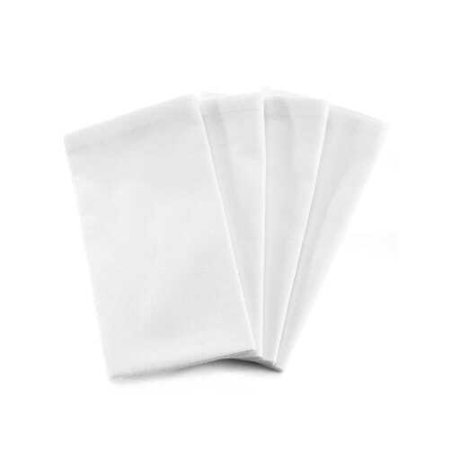 White serviette linen-flax
