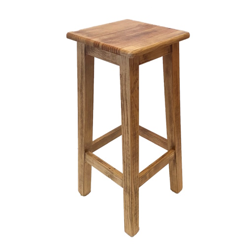 Wooden bar stool 30x30 cm.